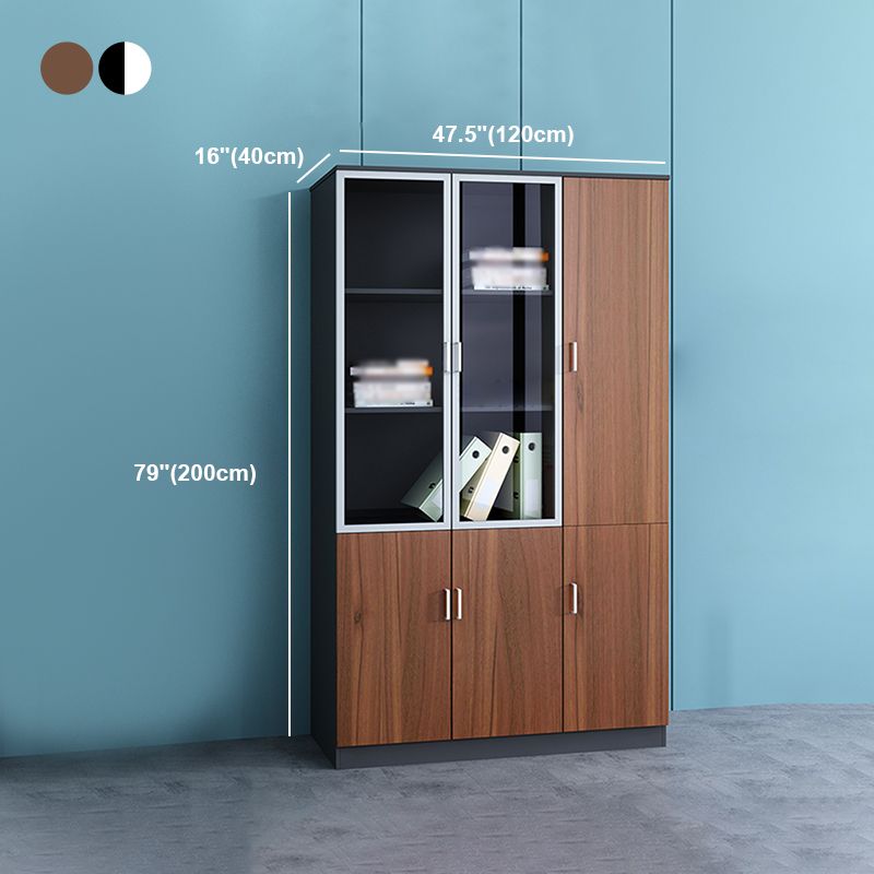 Libreria in stile contemporaneo per la libreria della sala da studio per la casa con porta