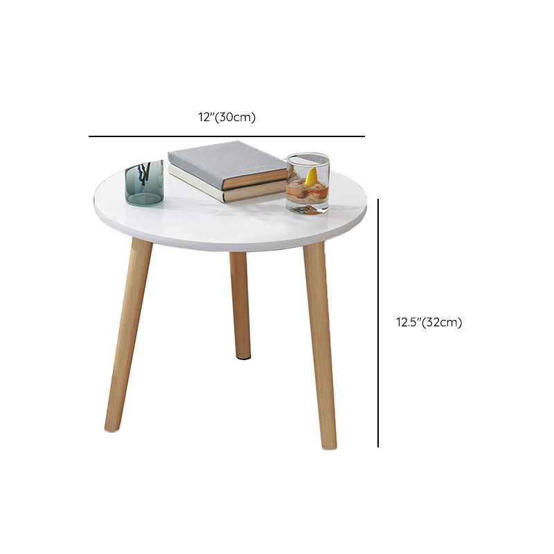 Wood Coffee Table No Distressing Single Coffee Table with Shelf