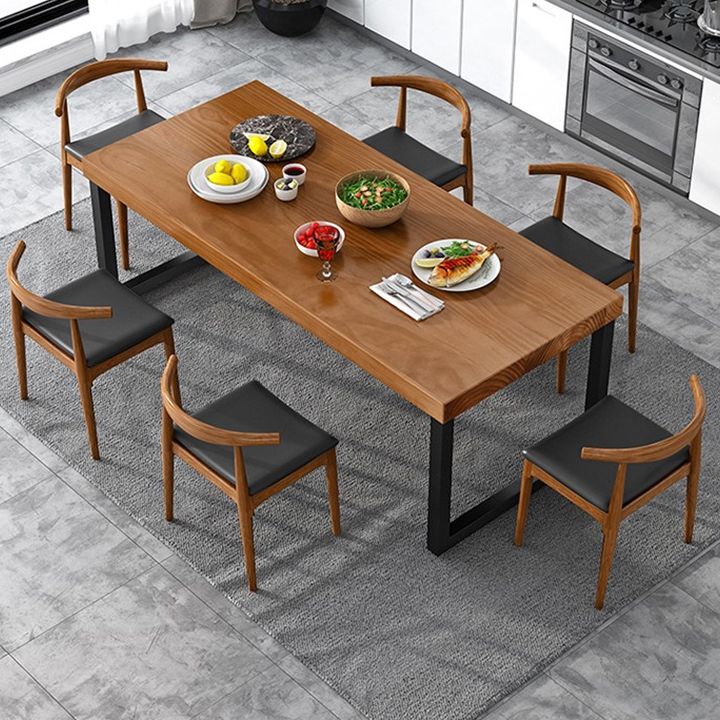 Moderner Stil Holzbraun Dining † Raum