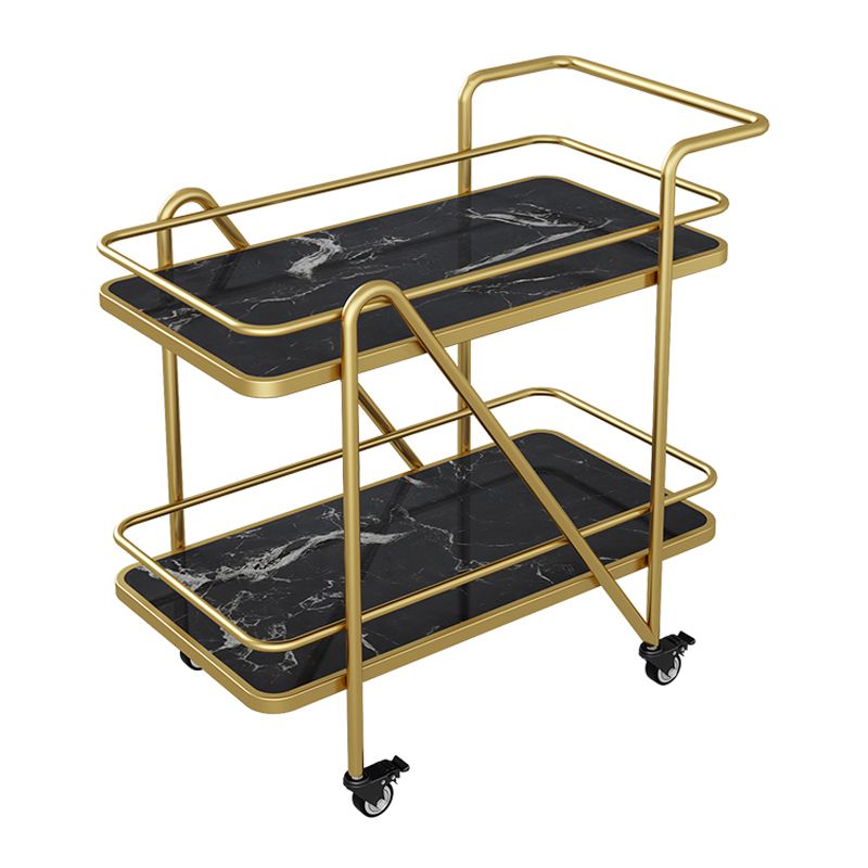 Rolling Contemporary Prep Table Wooden Prep Table with Storage