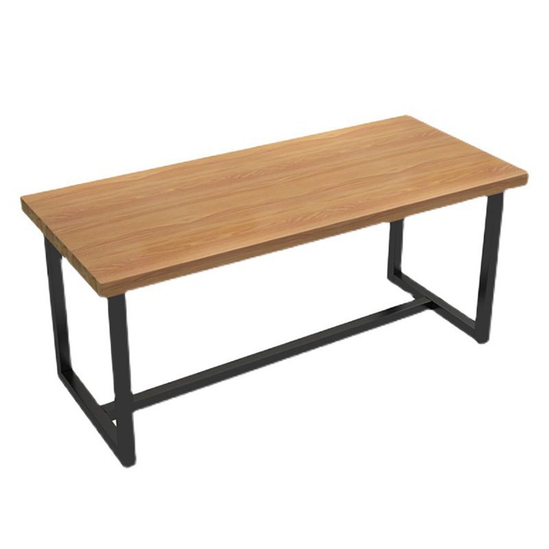 Industrial 1/5 Pieces Dining Set Rectangle Wood Dining Table for Milk Tea Shop