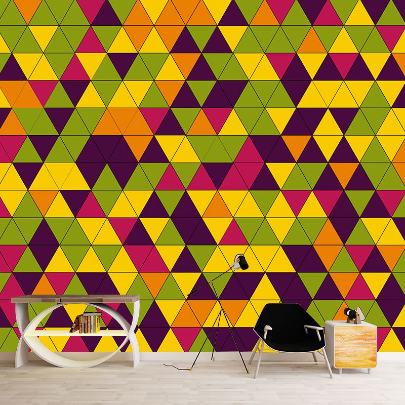 Light Color Modern Abstract Mural Wallpaper for  Art Gallery, Personalized Size Available