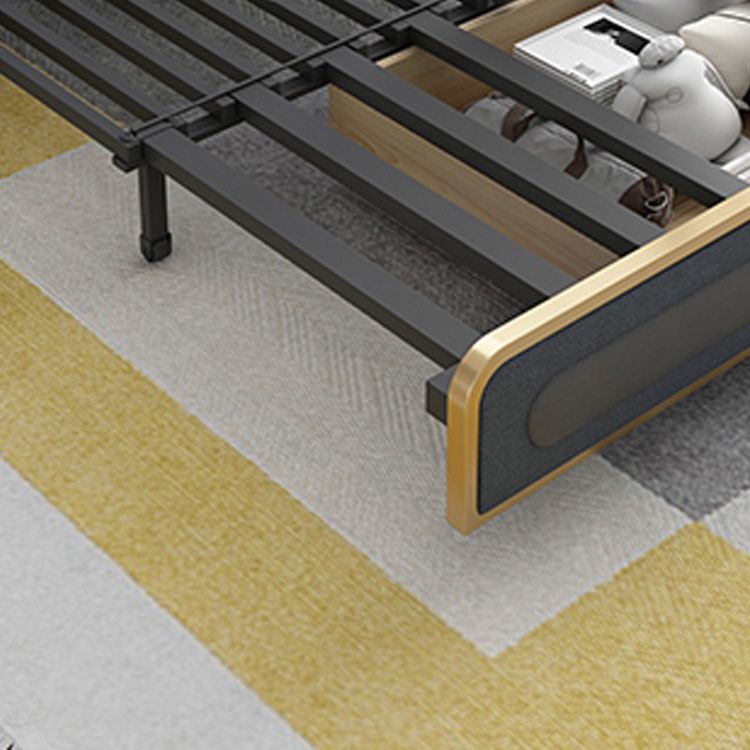 Modern Cushion Back Loveseat Foldable Sleeper Sofa with Storage