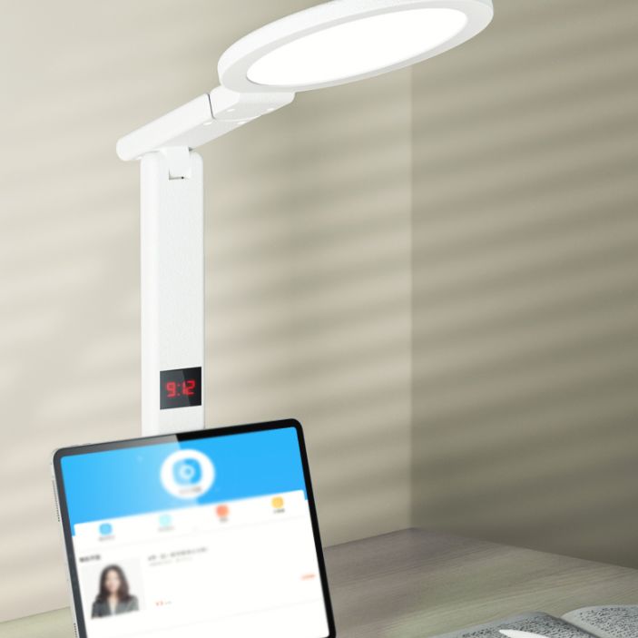 Light da tavolo da tavolo moderno con porto di plastica in porta USB Luce da tavolo