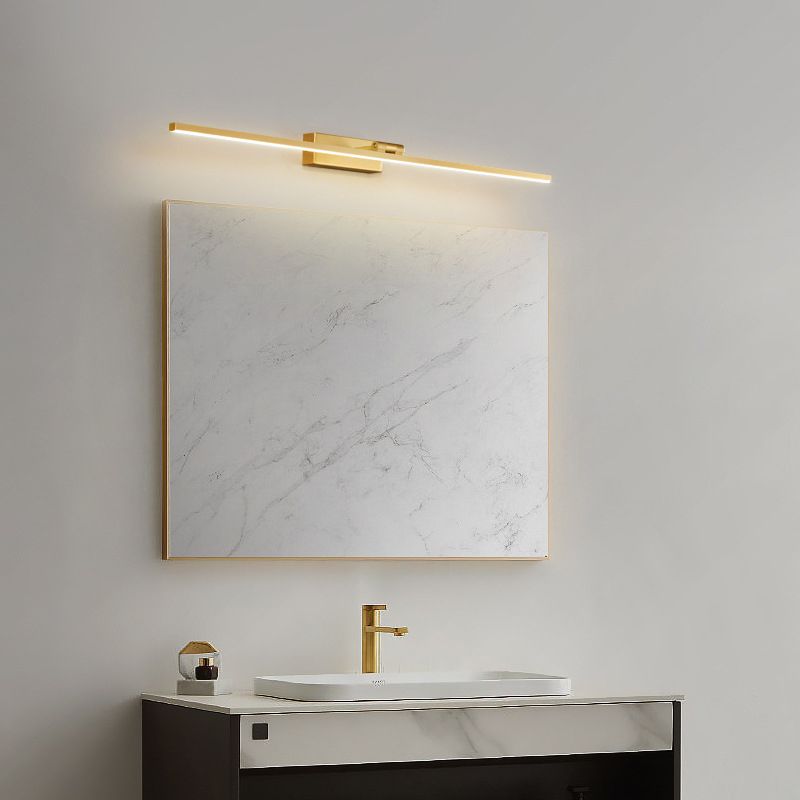 Metal Linear Vanity Lights Modern 1-Light Vanity Lighting for Bathroom