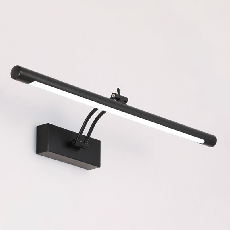 Murale linéaire en métal Lumière Miroir Miroir à 1 lumière moderne luminaire monté