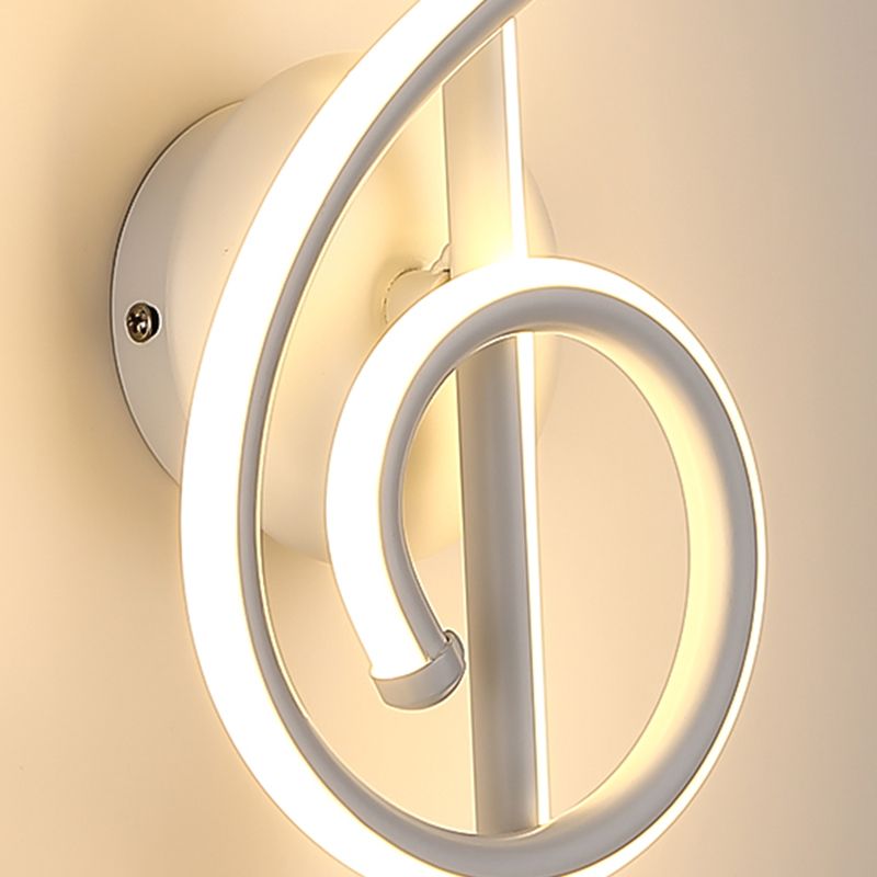 Moderner Stil Metall Wandleuchte lineare Form LED -Wandleuchte für Schlafzimmer