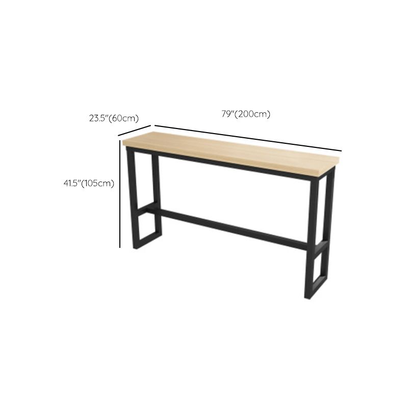 Industrial Bar Stool and Table Set 1/5 Pieces Pub Dining Set