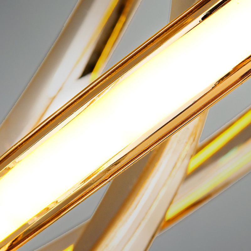 Lámparas de lámparas de lámpara de metal modernas Twist Lámparas colgantes de suspensión de 1 luces