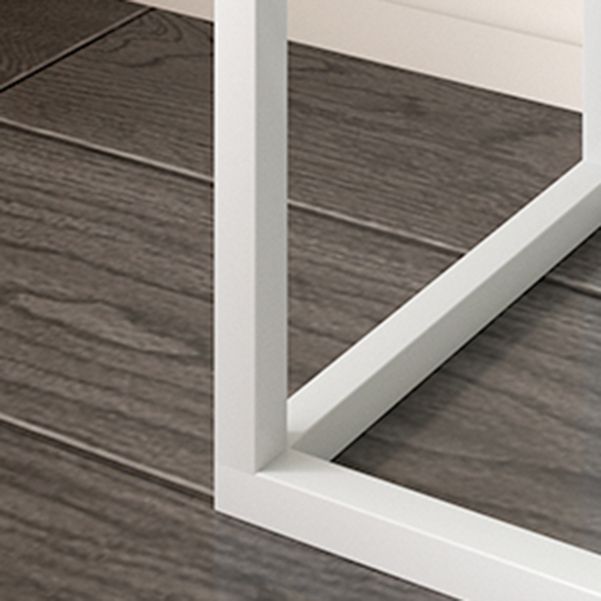 1-Tier Standard Bookshelf Modern Style Open Back Acrylic Bookcase