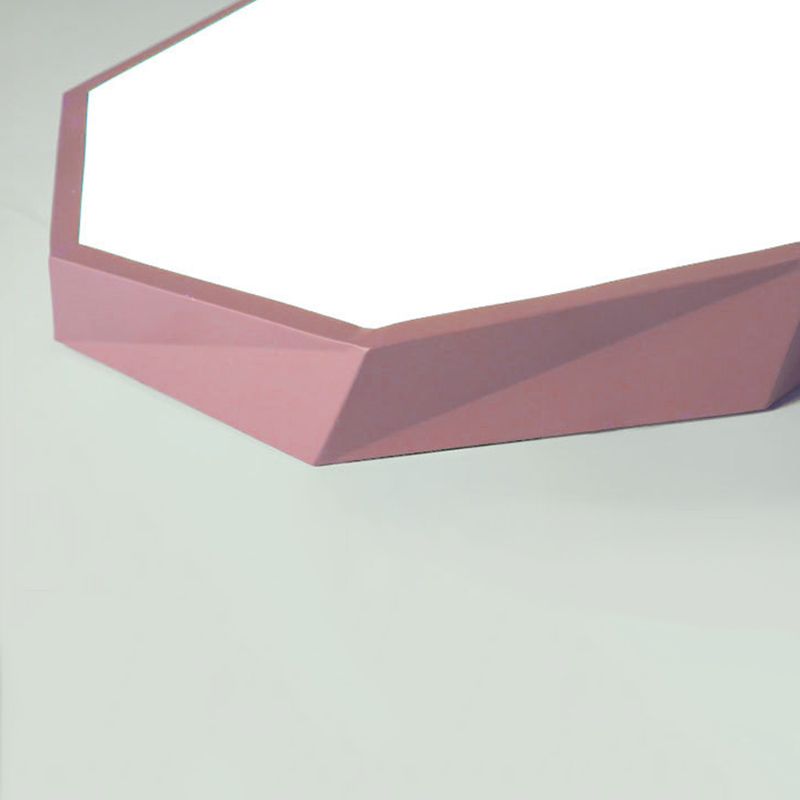 Nordic Flush Mount Ceiling Light Modern Minimalist Living Room Study Personality LED Ultra-thin Macaron Style Lamps