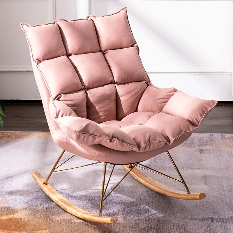 Single Lazy Sofa Rocking Chair Indoor Rocking Chair for Bedroom