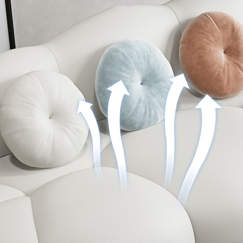 Stain-resistant 3/4-seat Sofa Statement Pillow Back Armless Sofa