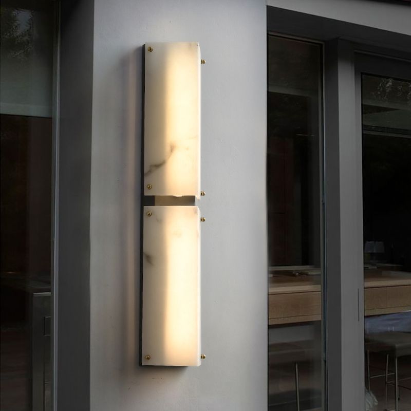 Triangle Wall Sconce Contemporary Wall Light Fixture for Courtyard