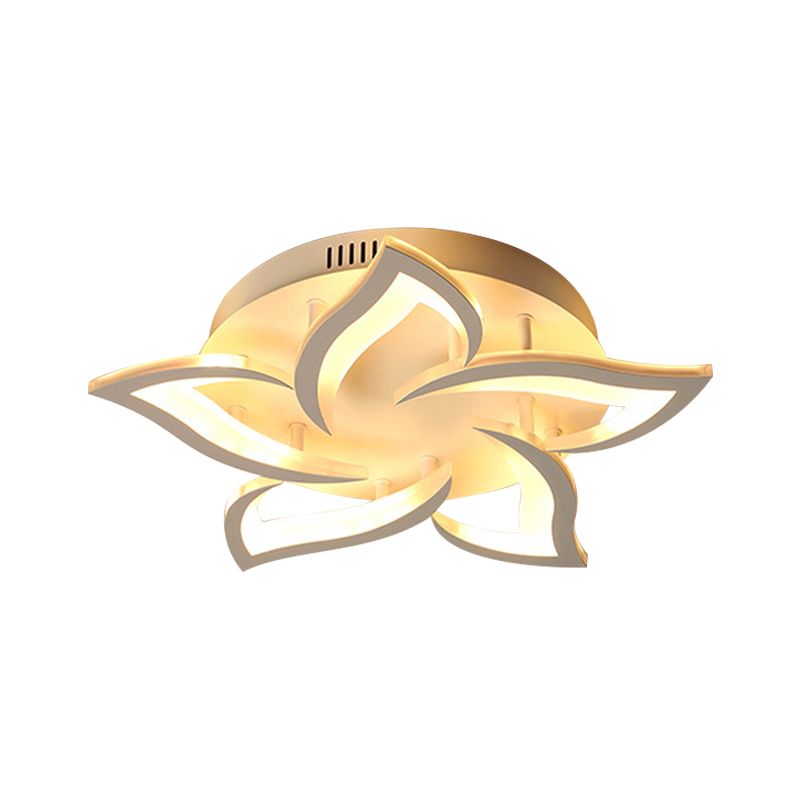 Modern Unique Shape Ceiling Mount Light Fixture Ceiling Mounted Light in White
