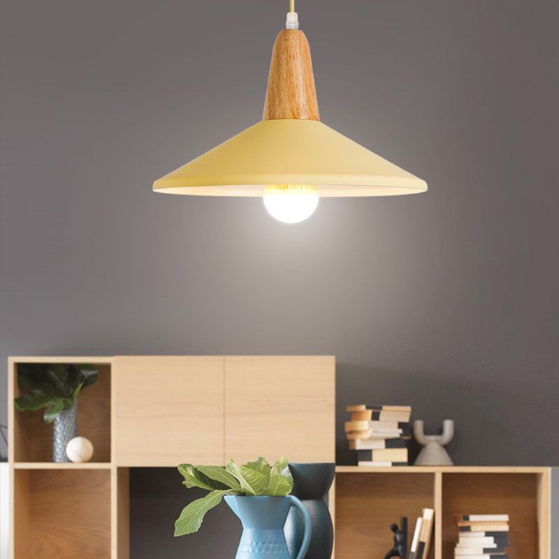 1 pendentif léger suspendu de style macaron moderne Éclairage suspendu pour le salon