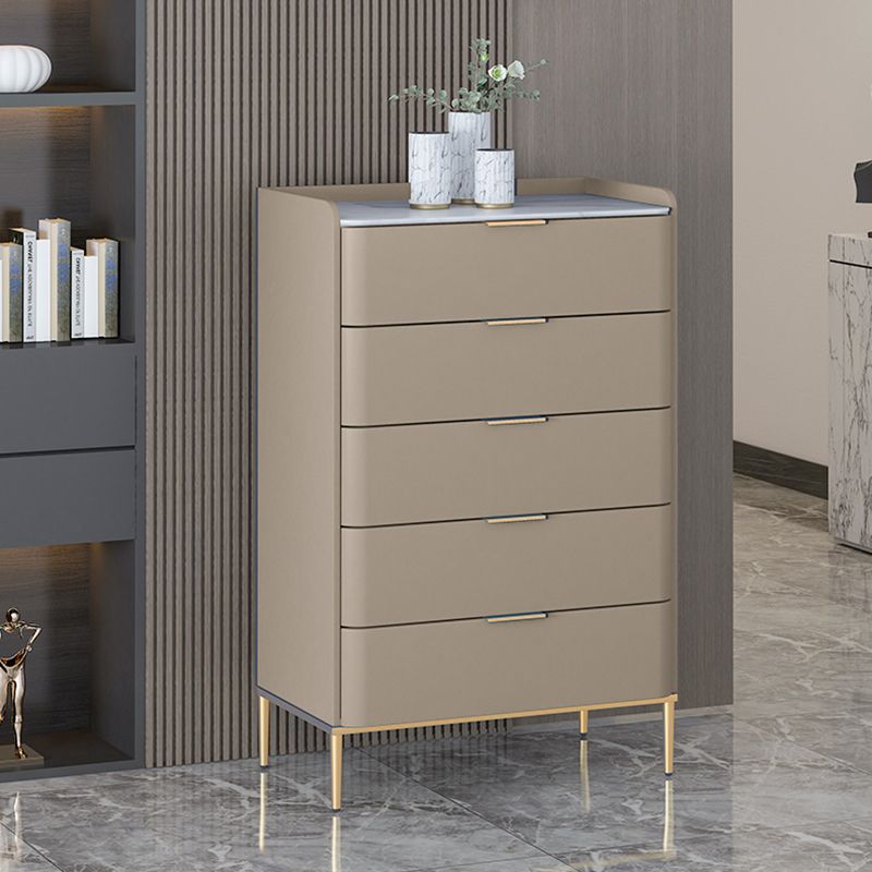Modern Accent Chest with 3/4/5 Drawers and Straight Legs Chest
