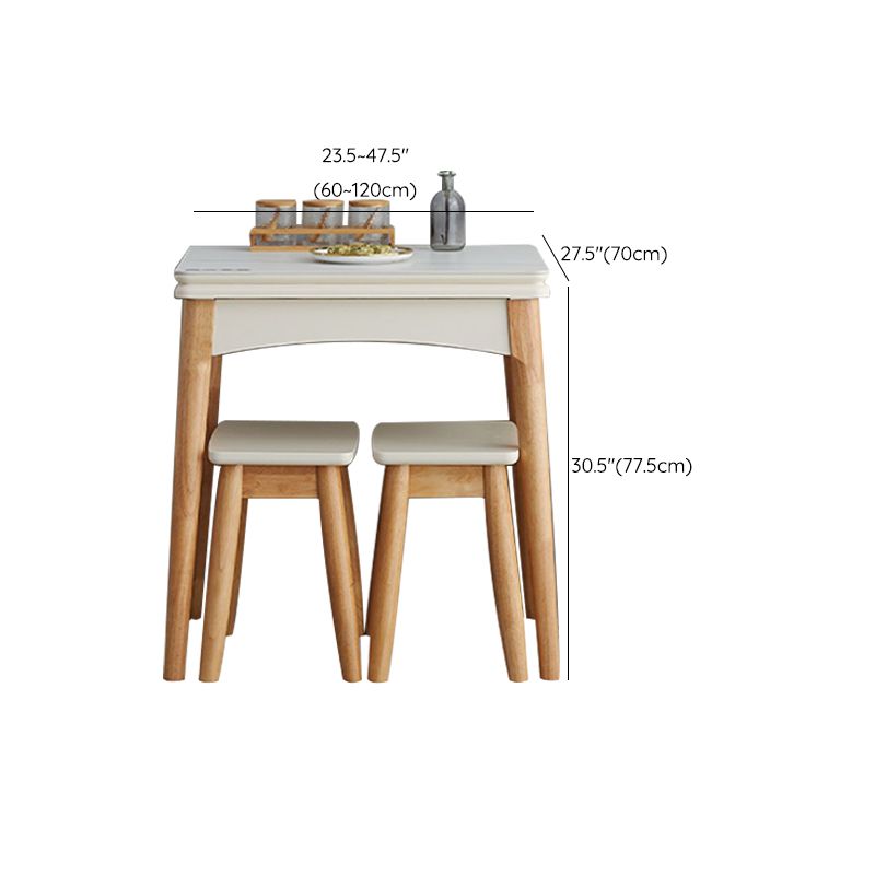Modern Extendable Dining Table Sintered Stone Dining Table for Dining Room