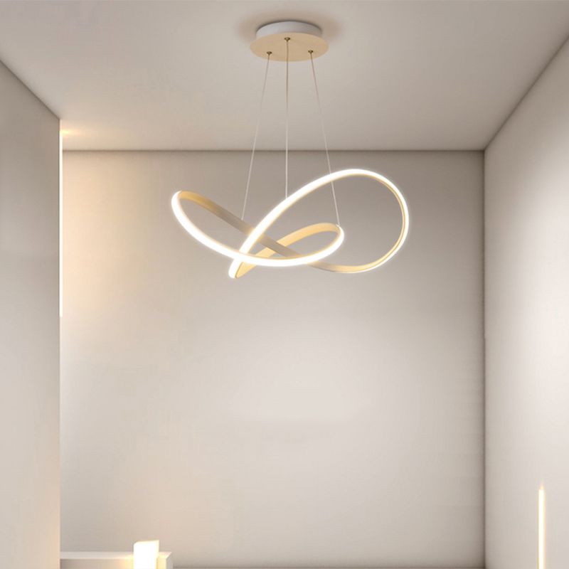 Nordic Modern Caractéristique Style LED Pendant le lustre Light for Living Room Dining Room Study