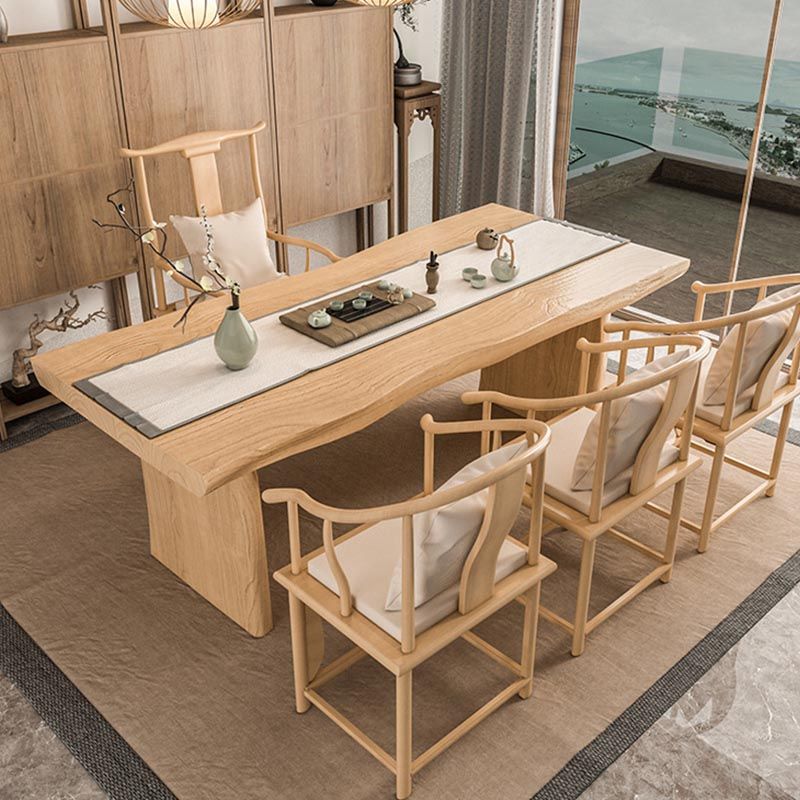 Modern Wood Dining Table Set 1/5 Pieces Dining Set for Home Use