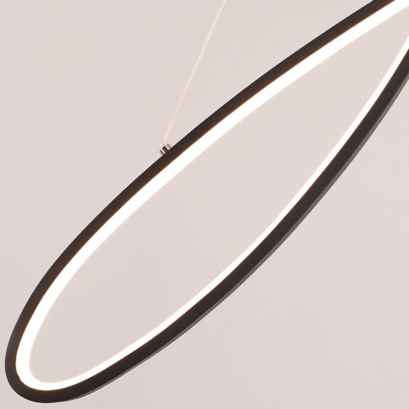 Lineare Form Island Light Modern Style Metal 1 Light Island Lighting