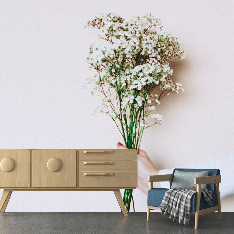 Environment Friendly Flower Murals Living Room Wall Murals Wallpaper