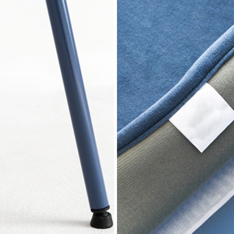 La salle à manger en plastique contemporaine préside des chaises de salle à manger en métal sans bras pour un usage domestique