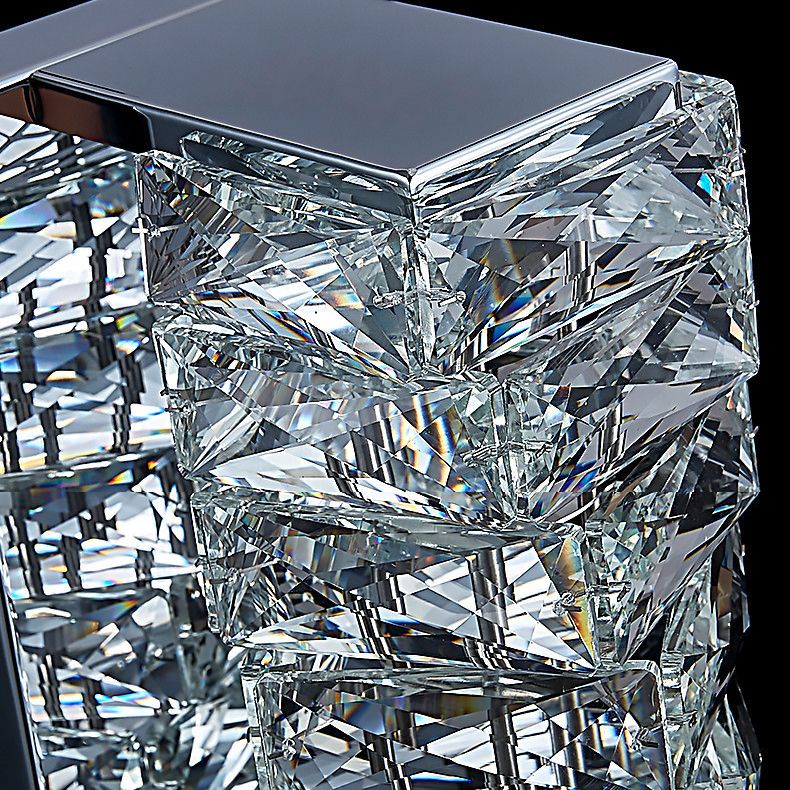 Einzigartige Form 1-Licht Wandleuchten moderner Kristallwandhalterung Beleuchtung