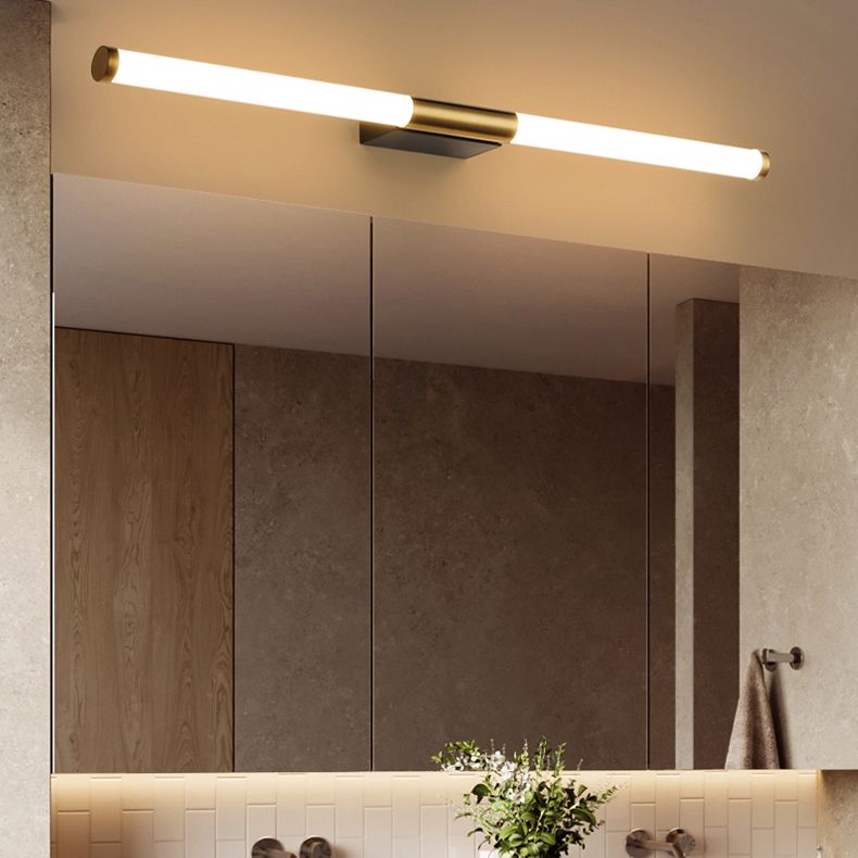Tube metalen wand gemonteerd licht Simplicity Style LED goudzwart wandlamp armatuur