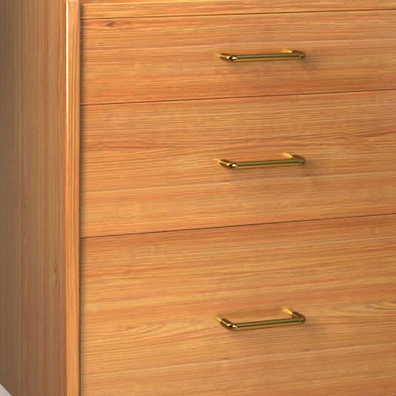 Contemporary Dining Server with Sliding Doors Solid Wood Buffet Server