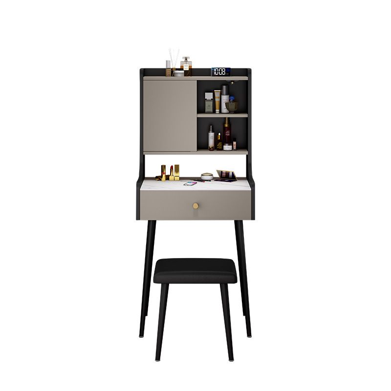 Makeup Table with 1 Drawers and Mirror 17.12" Wide Vanity Tables