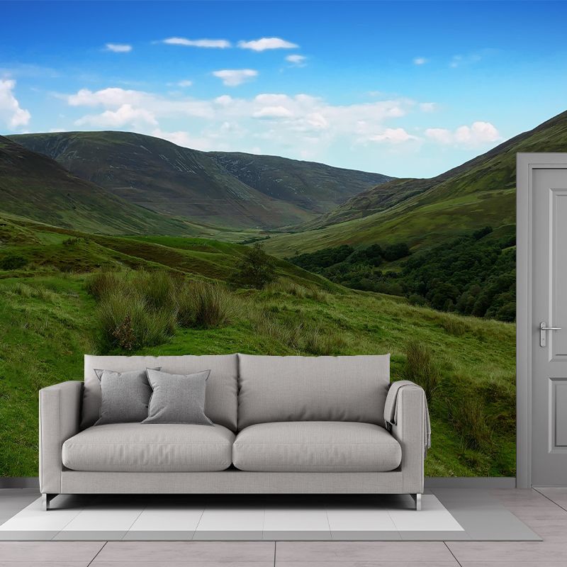 Mountain Landscapes Mural Wallpaper Moisture Resistant Wall Decor for House Interior