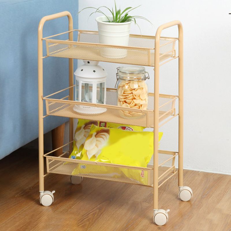 Standard Metal Bookshelf Contemporary Open Back Bookcase with Shelves