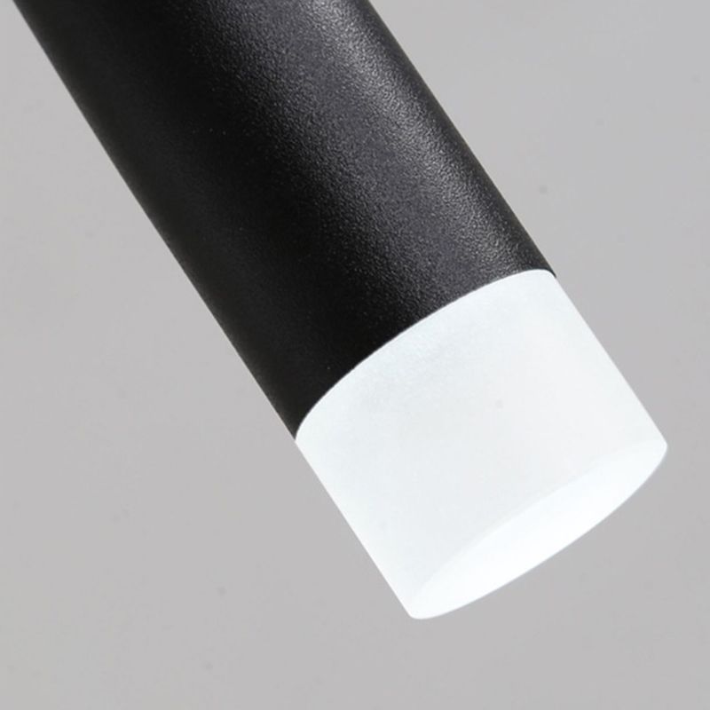 Spiral Hanging Light Fixtures Modern Simple Acrylic Ceiling Pendant for Stairwell