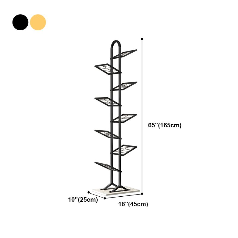 Modern Style Metal Bookshelf Etagere Shelf Bookcase for Home