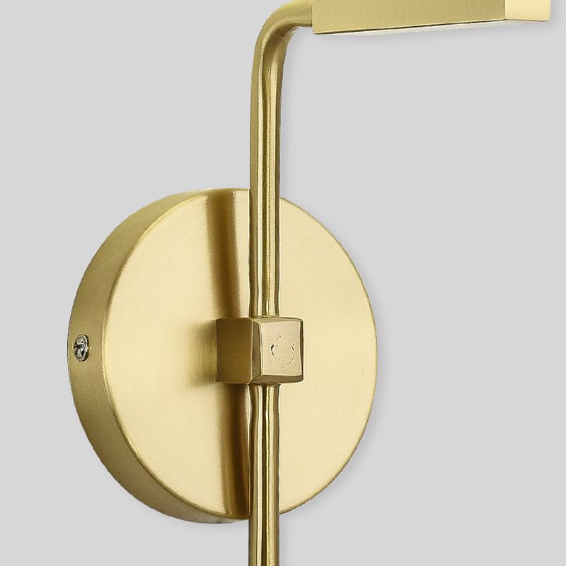 Modern Style Ball Shape Wall Light Glass 1 Light Sconces in Gold for Bedroom