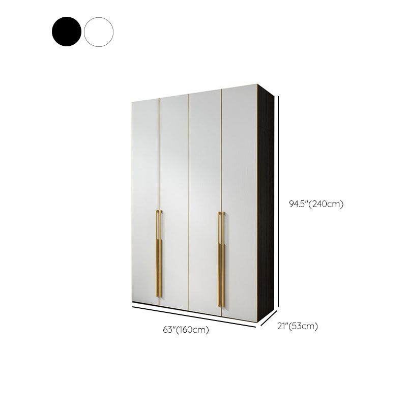 Traditional Style Wardrobe Cabinet Wooden Wardrobe for Bedroom