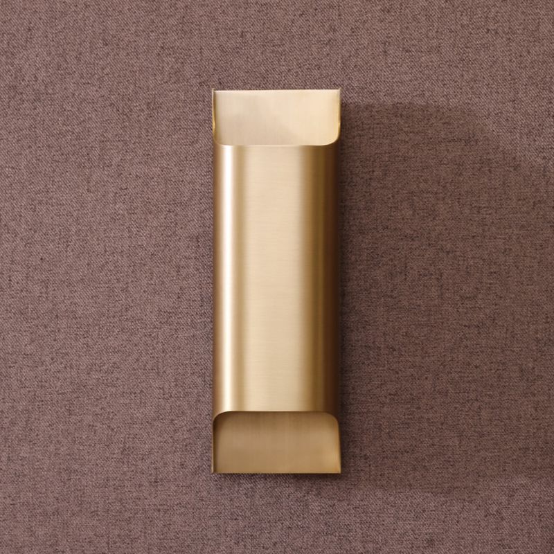 Rectangular Brass Sconces Wall Lights Modern Style 1-Light Wall Sconce Light Fixtures