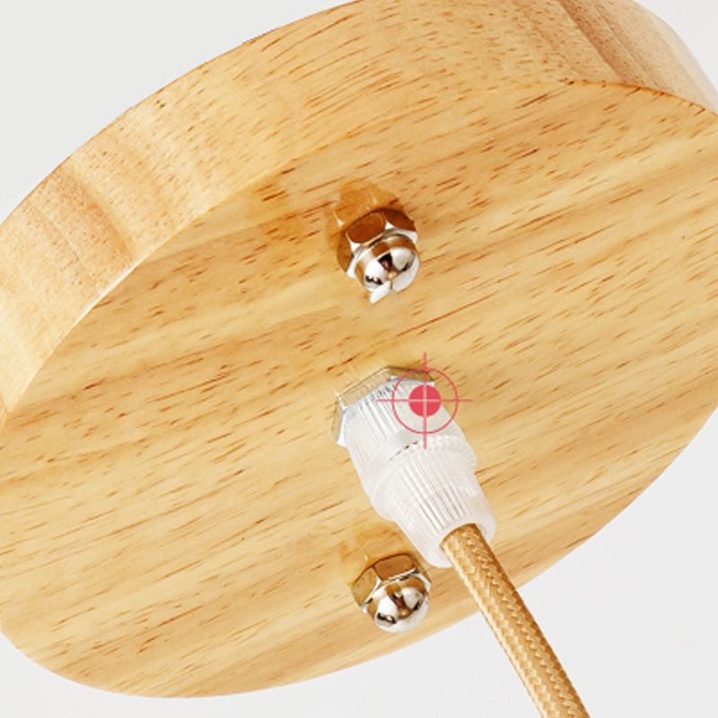 Bamboo Hanging Light Modern Pendent Lighting Fixture for Dining Room