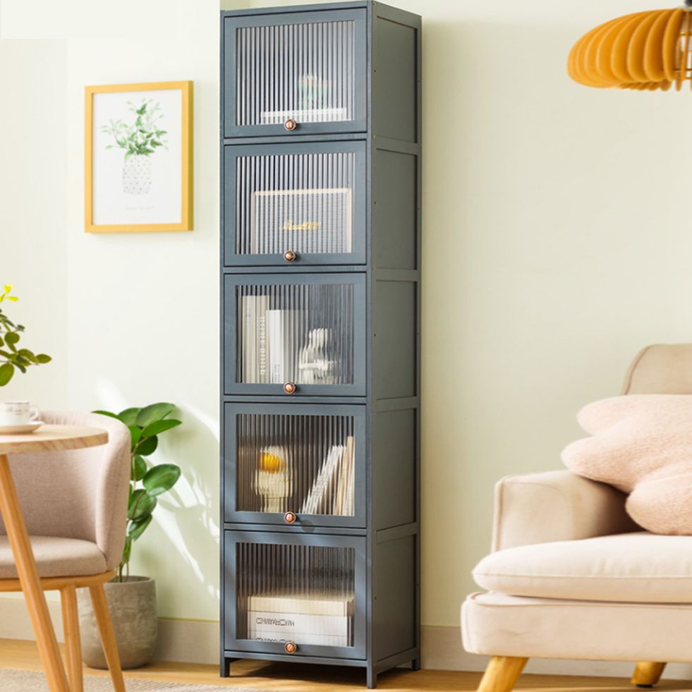 Mid-Century Modern Accent Cabinet Rectangle Straight Legs Storage Cabinet