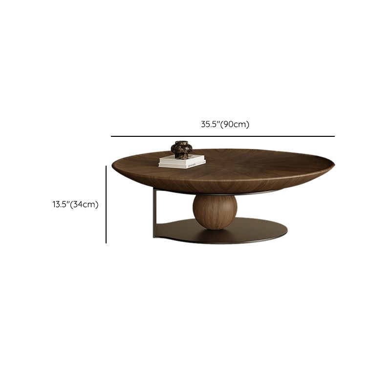 Abstract Coffee or End Table Contemporary Solid Wood Coffee Cocktail Table