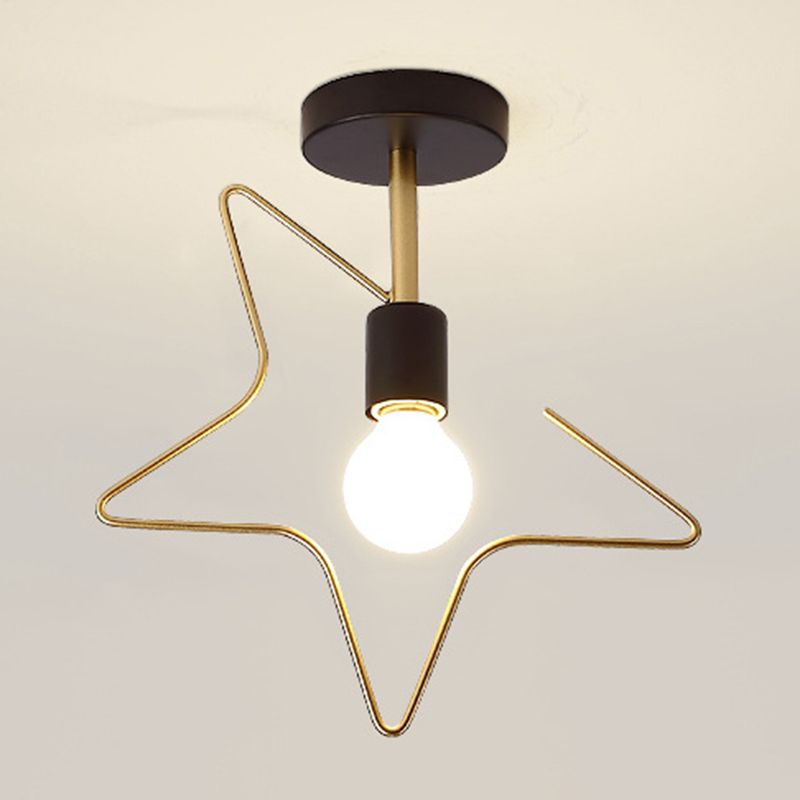 Creative Ceiling Lamp Contemporary Metal Flush Mount Light Fixture