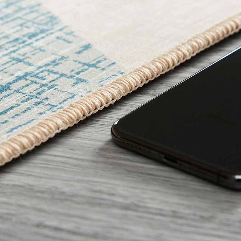 Mehrfarbiger Teppich mit Dreiecksmuster, Polyester, nordischer Teppich, schmutzabweisender Innenteppich für Heimdekoration