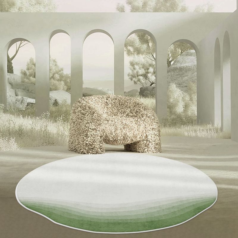 Modern Novelty Shape Rug Stylish Washable Rug Polyester Non-Slip Backing Carpet for Home Decor
