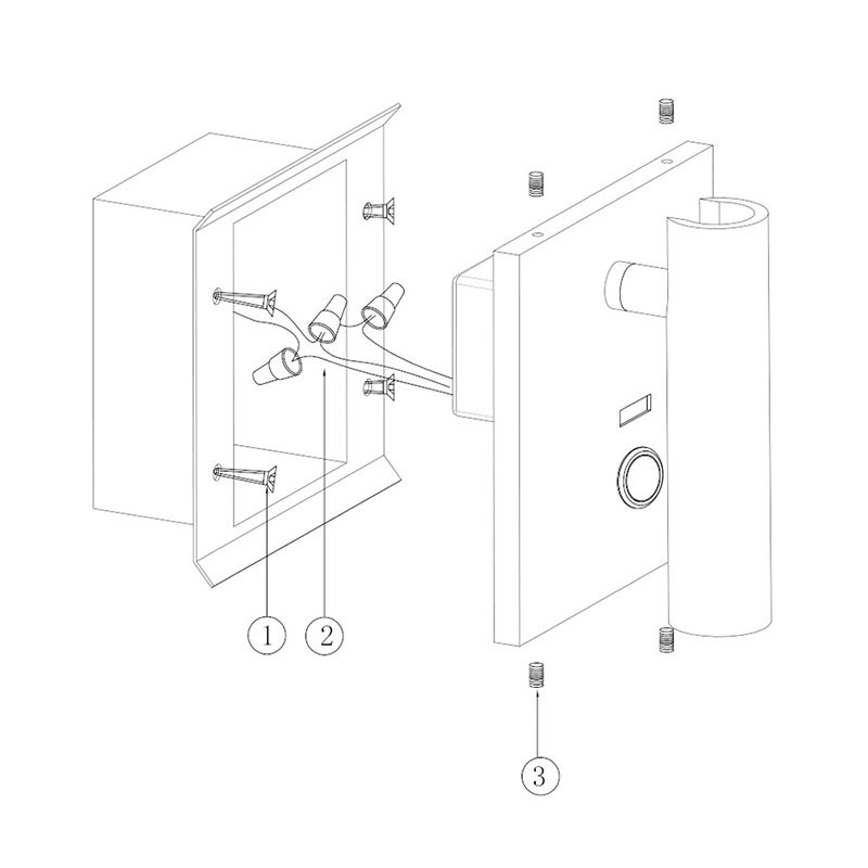 Lampe à applique à LED de base en métal carré 4.3 "H MINI MINI MINI MINI MONTRE LECTURE POUR LA CHAMBRE