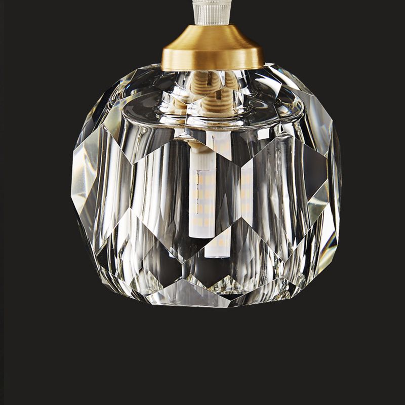 Globe Suspended Lighting armatuur Moderne Luxury Style Crystal Pendant plafondlampen voor eetkamer