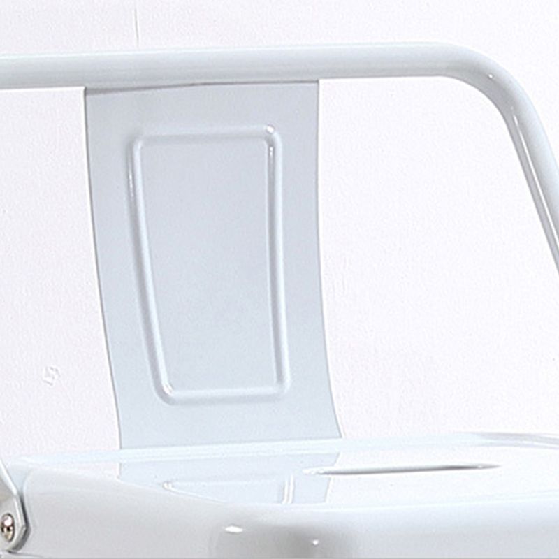 Industrial Low Back Counter Stool Metal Counter Height Stools for Kitchen