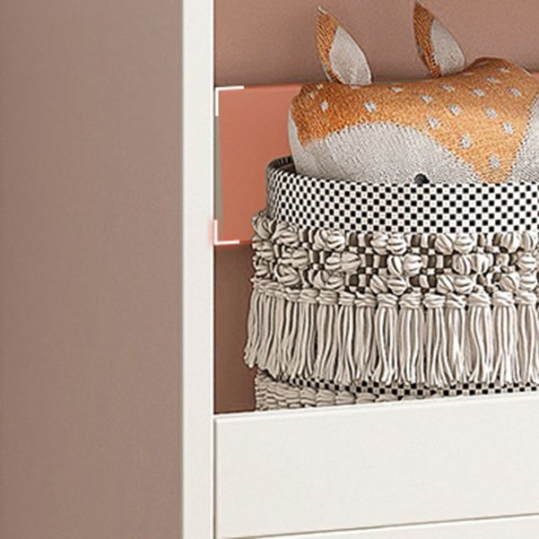 Engineer Wood Bookcase Modern Style Minimalist Home Bookshelf