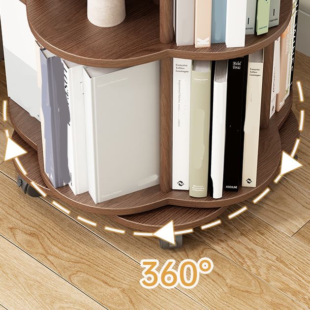 Scandinavian Style Bookshelf Open Back Bookcase for Home and Office Study Room