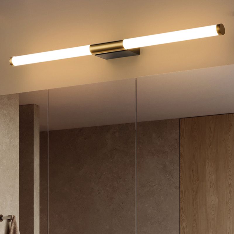 Tube metalen wand gemonteerd licht Simplicity Style LED goudzwart wandlamp armatuur